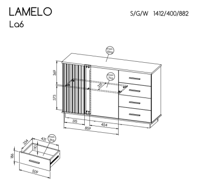 Dolmar KOMODA LAMELO LA6 141CM - zdjecie nr 1