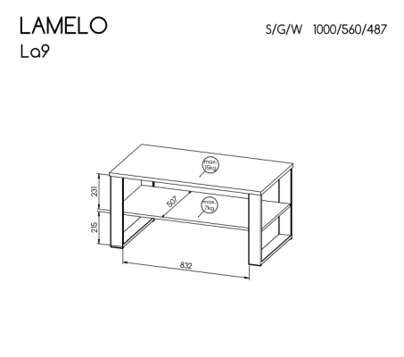 Dolmar STOLIK LAMELO LA9 - zdjecie nr 1