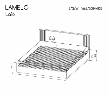 Dolmar ŁÓŻKO 160 LAMELO LA16 - zdjecie nr 1