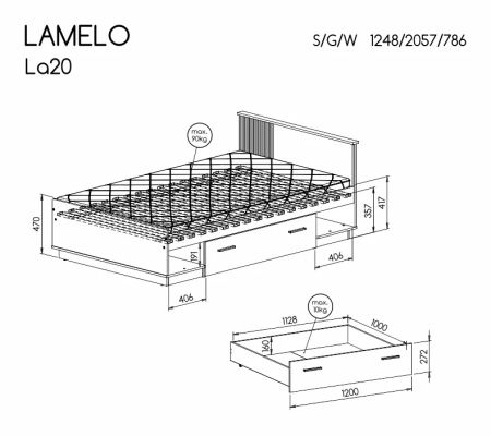 Dolmar ŁÓŹKO 120 LAMELO LA20 - zdjecie nr 1